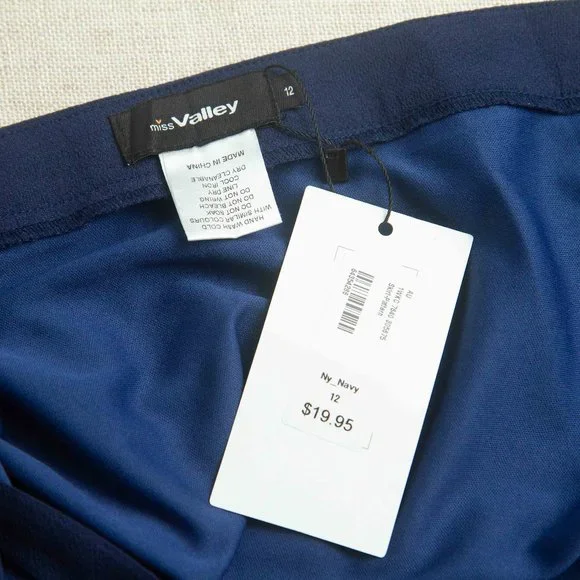 Navy Wrap Skirt NWT - Picture 5 of 5